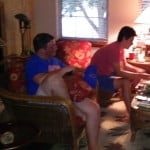 Attorneys socializing